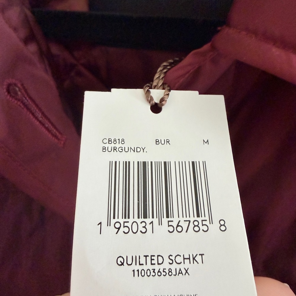 Quilted Burgundy Coach Jacket - Picture 7 of 11